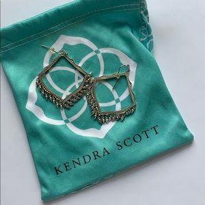 Kendra Scott Lacy Dangle Earrings in silver